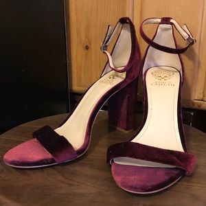 Velvet Red Vince Camuto Heels